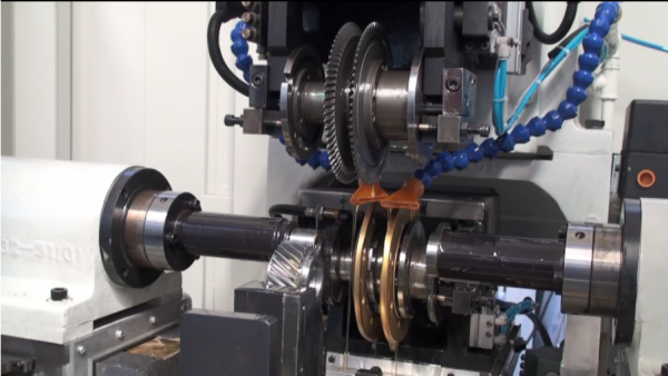 CNC Gear chamfering & deburring machine