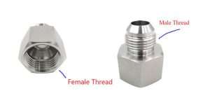 male and female fitting