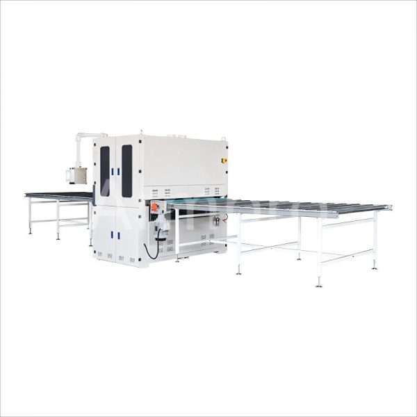 Sheet metal deburring machine for different metal