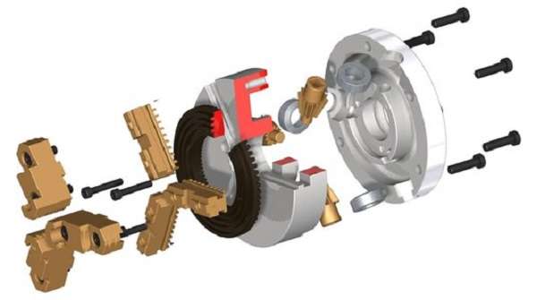 3 jaw chuck diagram