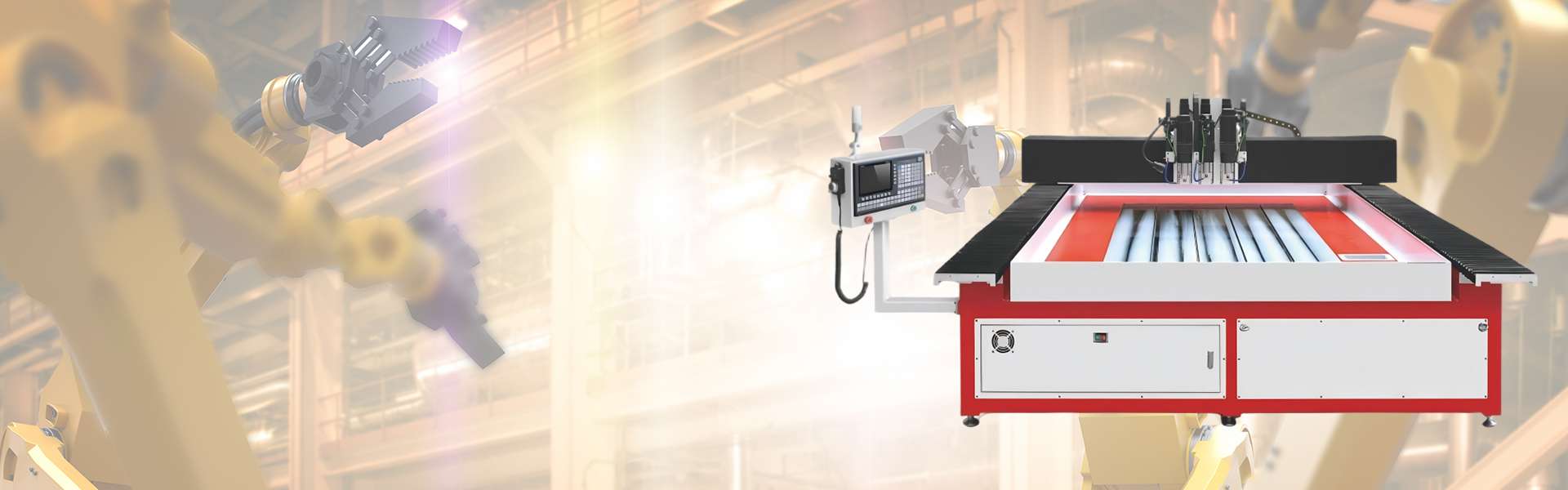 A high-precision tool holder holding a tiny micro-drill bit.