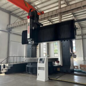 YK93400 CNC Heavy-duty Gantry Gear Chamfering Machine for large diameter gears products