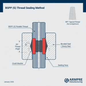 How to Measure G Threads? BSPP Size Chart & Major Diameter Data