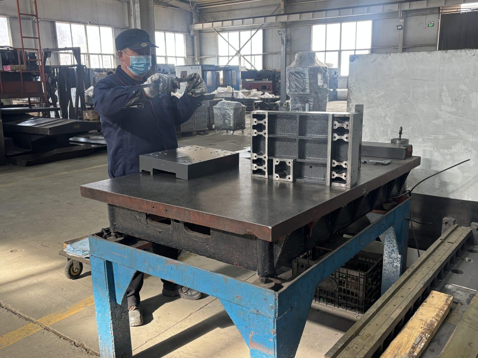 Productivity: The Ultimate Formula For Calculating Tube Processing Cycle Time Factory quality control engineers performing a comprehensive inspection of an automated gear chamfering machine